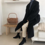 핸드메이드 스티치 코트 (울90)