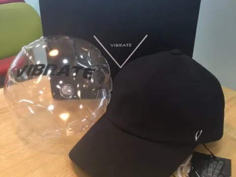 바이브레이트 블랙라인 REAL COTTON BALL CAP (black) 정품 판매합니다!