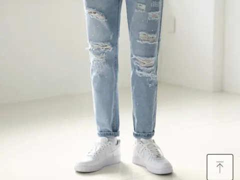 독보남 허벅돼용 디스연청데님 판매합니다
