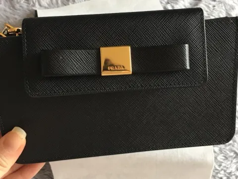 프라다 정품 지갑겸 파우치