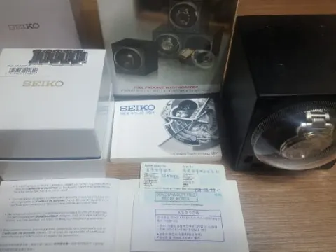 세이코 프리미어 ssa369j1 오토매틱 오픈하트 + 워치와인더 팝니다.