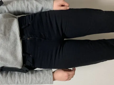 일자바지 (검정, s사이즈)