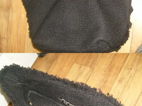 고급스러운 털가방