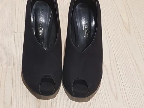 여성 오픈토힐 10cm 블랙 섹시 예뻐요~