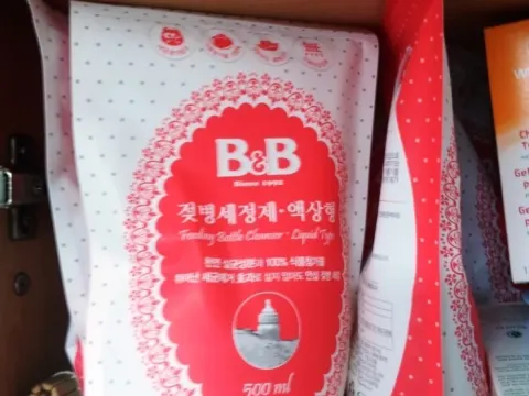 비앤비젖병세제(500ML) 7개 5천원에 팝니다