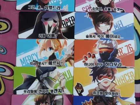 오버워치 개드립 카드텍