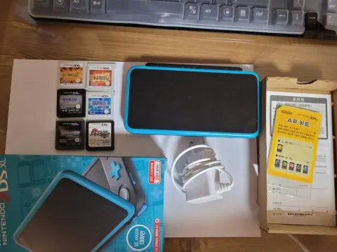닌텐도2ds xl+포켓몬스터 칩6개