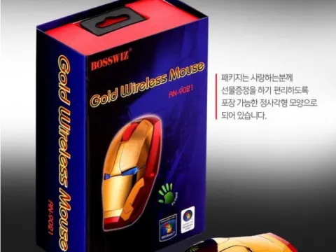 디자인 갑 아이언맨st 무선 마우스 저렴하게 팔아봐요~!!!