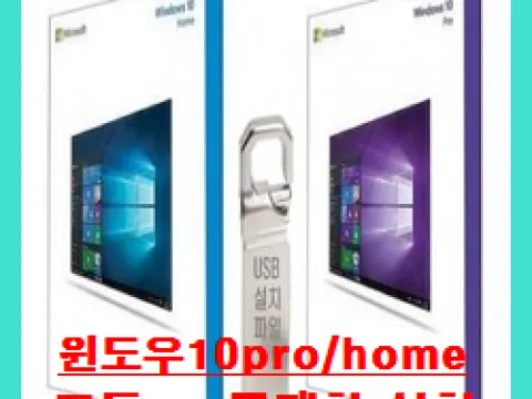윈도우10 pro/home (4in1~6in1패키지상품) 설치usb^^ (2번 패키지)